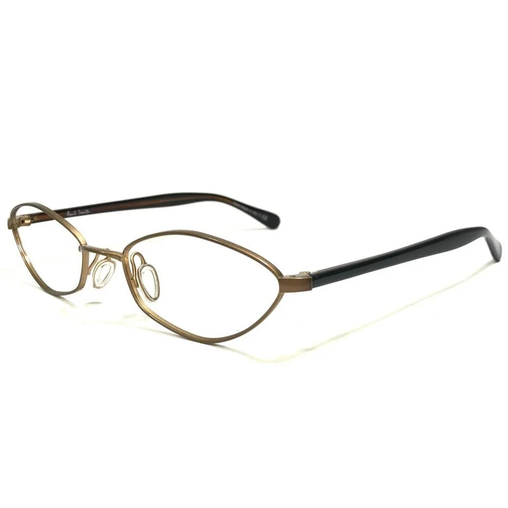 Paul Smith Eyeglasses Frames PM4028 5002 Mirmont Matte Gold Brown Wire 50-17-135